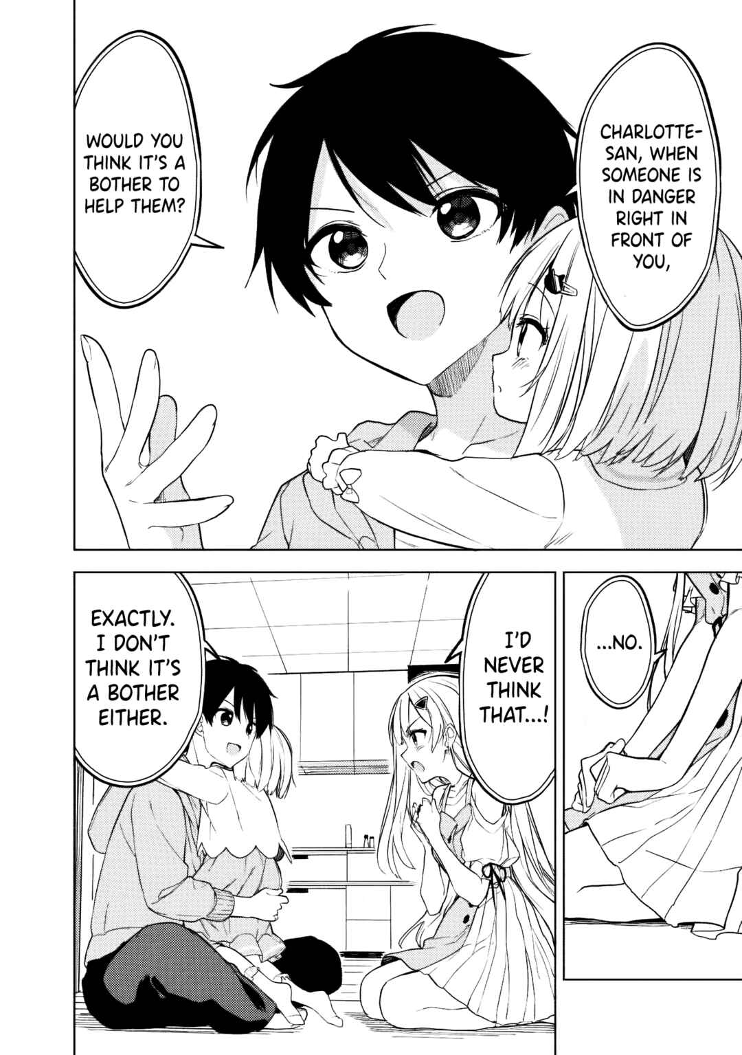 Maigo ni Natteita Youjo wo Tasuketara, Otonari ni Sumu Bishoujo Ryuugakusei ga Ie ni Asobi ni Kuru you ni Natta Ken ni Tsuite Chapter 12 - Page 4