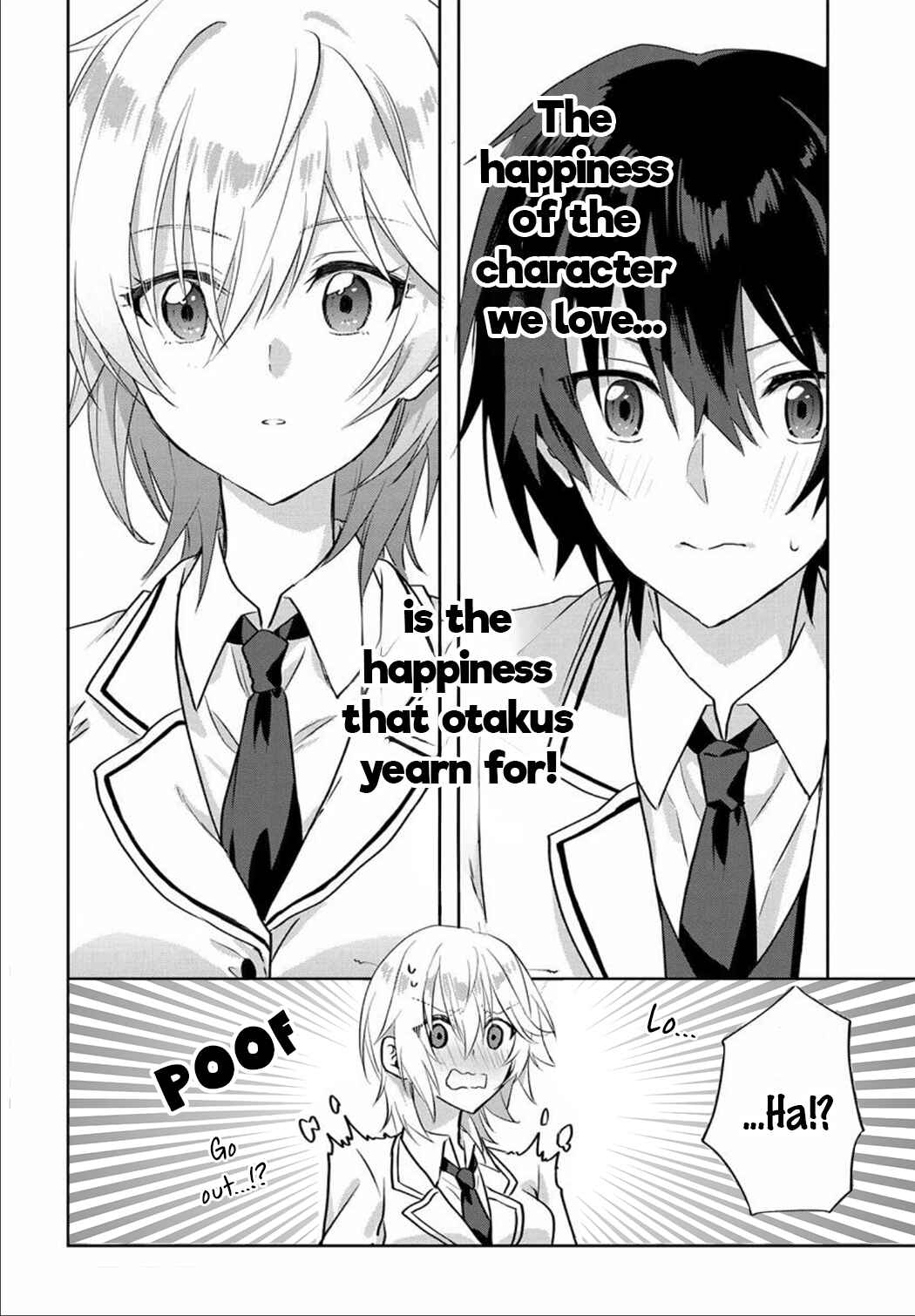 Love Comedy Manga ni Haitteshimatta node, Oshi no Make Heroine wo Zenryoku de Shiawase ni Suru Chapter 1 - Page 22
