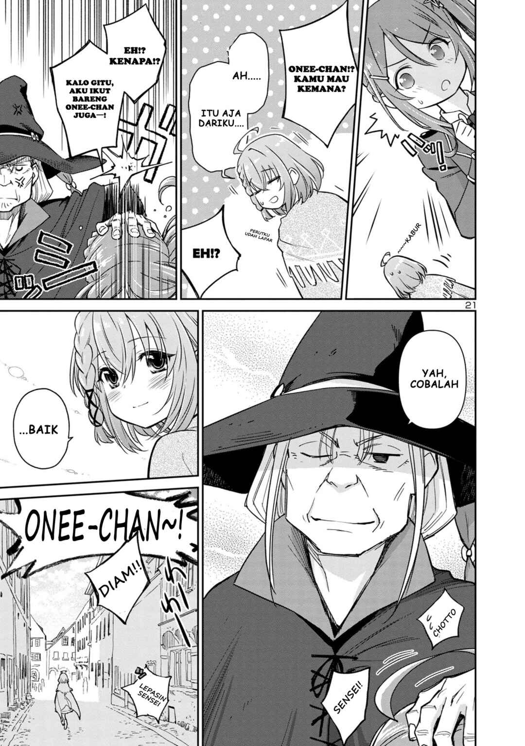 Hikage Majo wa Kizukanai: Mahou Gakuen ni Nyuugaku shita Tensai Imouto ga, Ane wa Motto Sugoi to Iifurashiteita Nante Chapter 1 - Page 23
