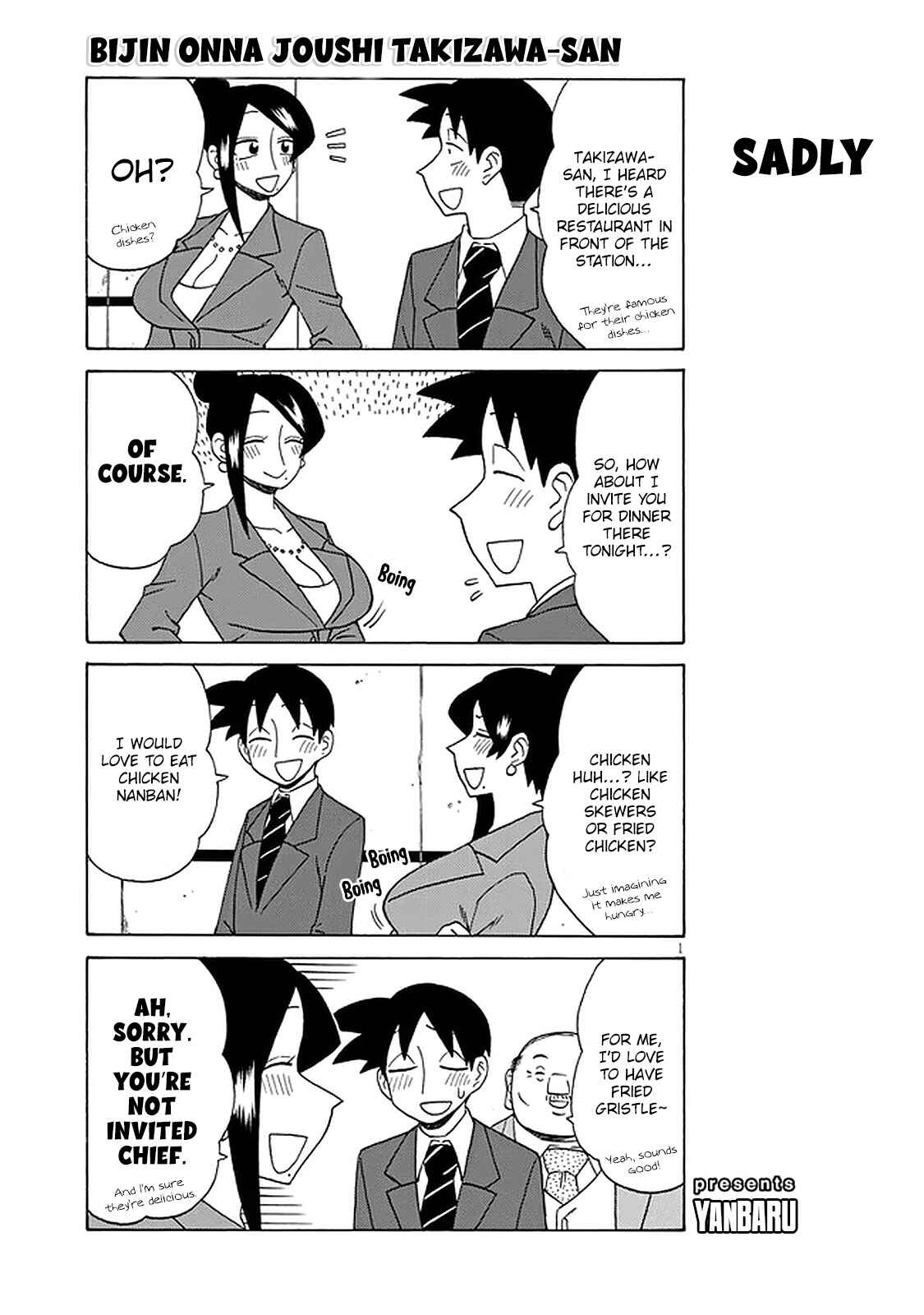Bijin Onna Joushi Takizawa-san Chapter 118 - Page 1
