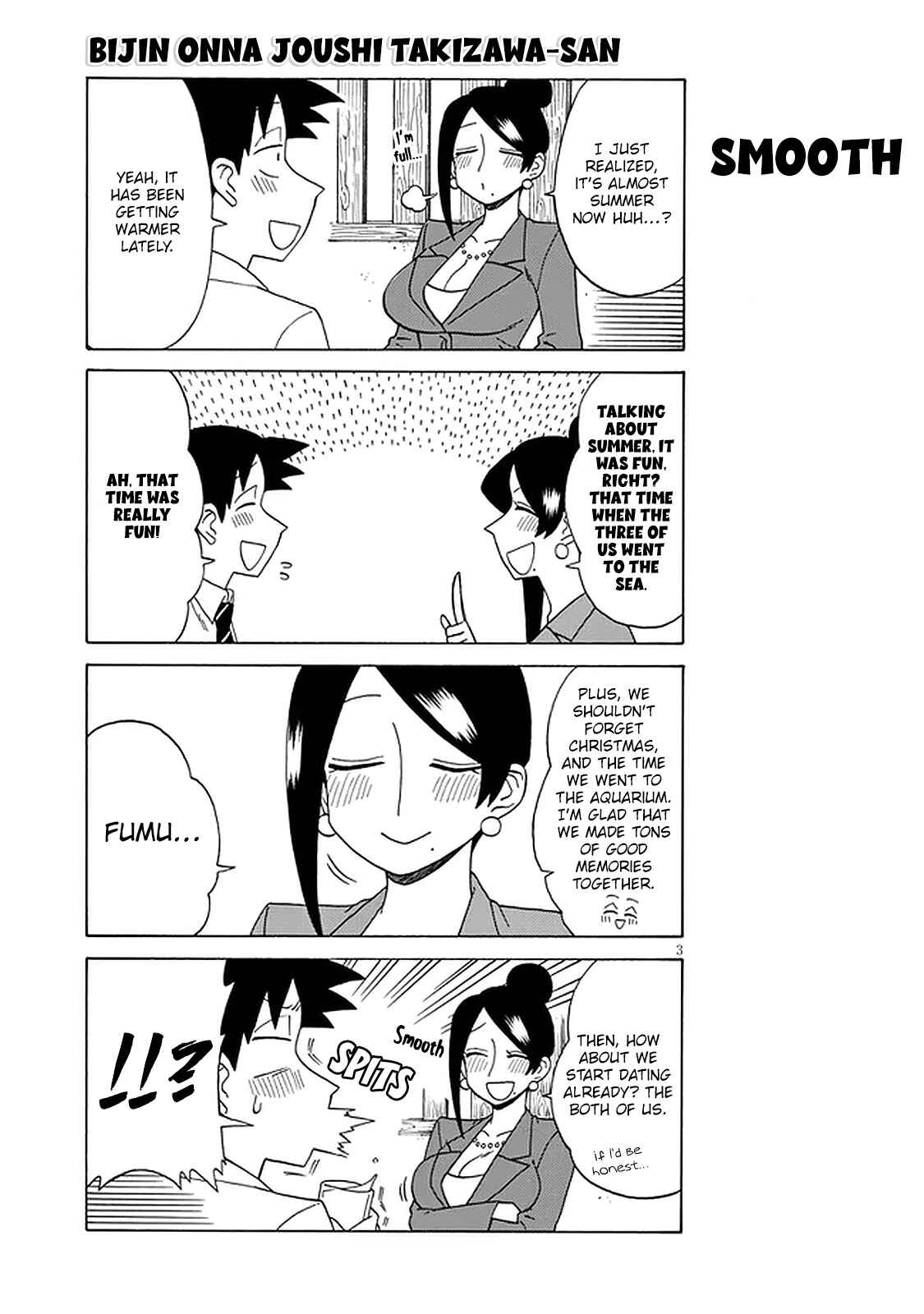 Bijin Onna Joushi Takizawa-san Chapter 118 - Page 3