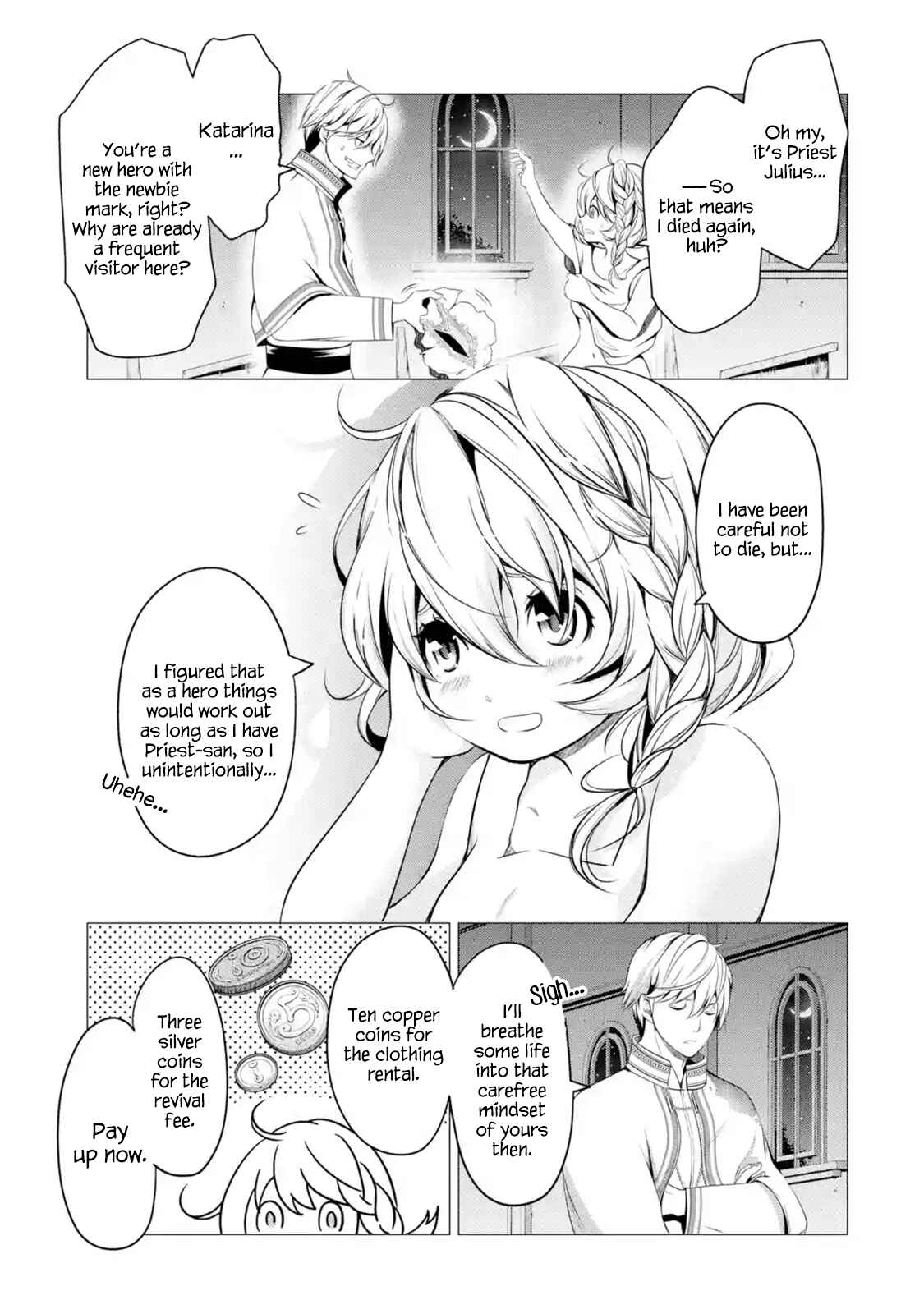 I'm Working at the Church as a Priest, but I Want to Be Cut Some Slack from the Mutilated Bodies of the Heroes that Keep Getting Sent to Me Chapter 1.1 - Page 7