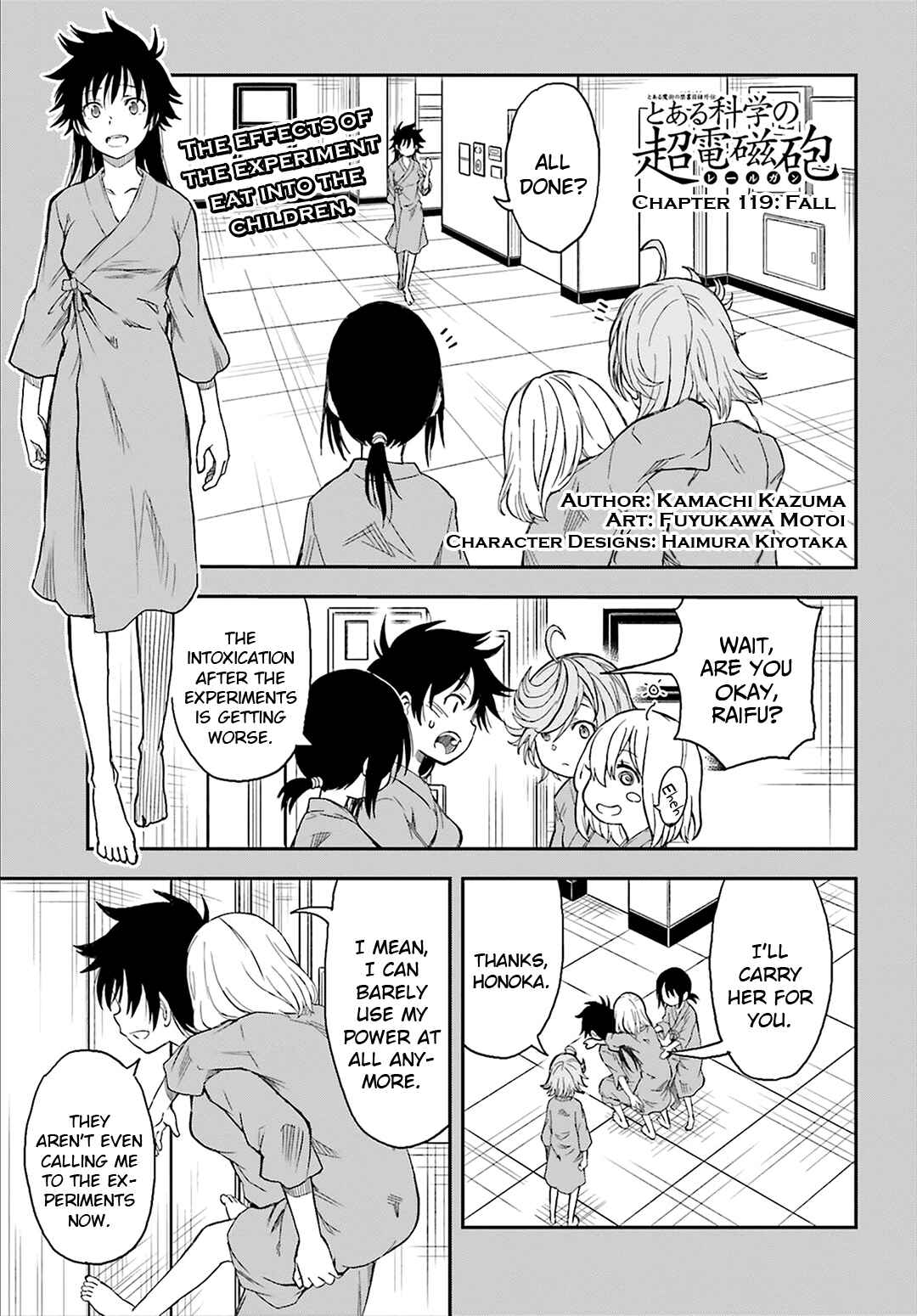 Toaru Majutsu no Index Gaiden: Toaru Kagaku no Railgun Chapter 119 - Page 1
