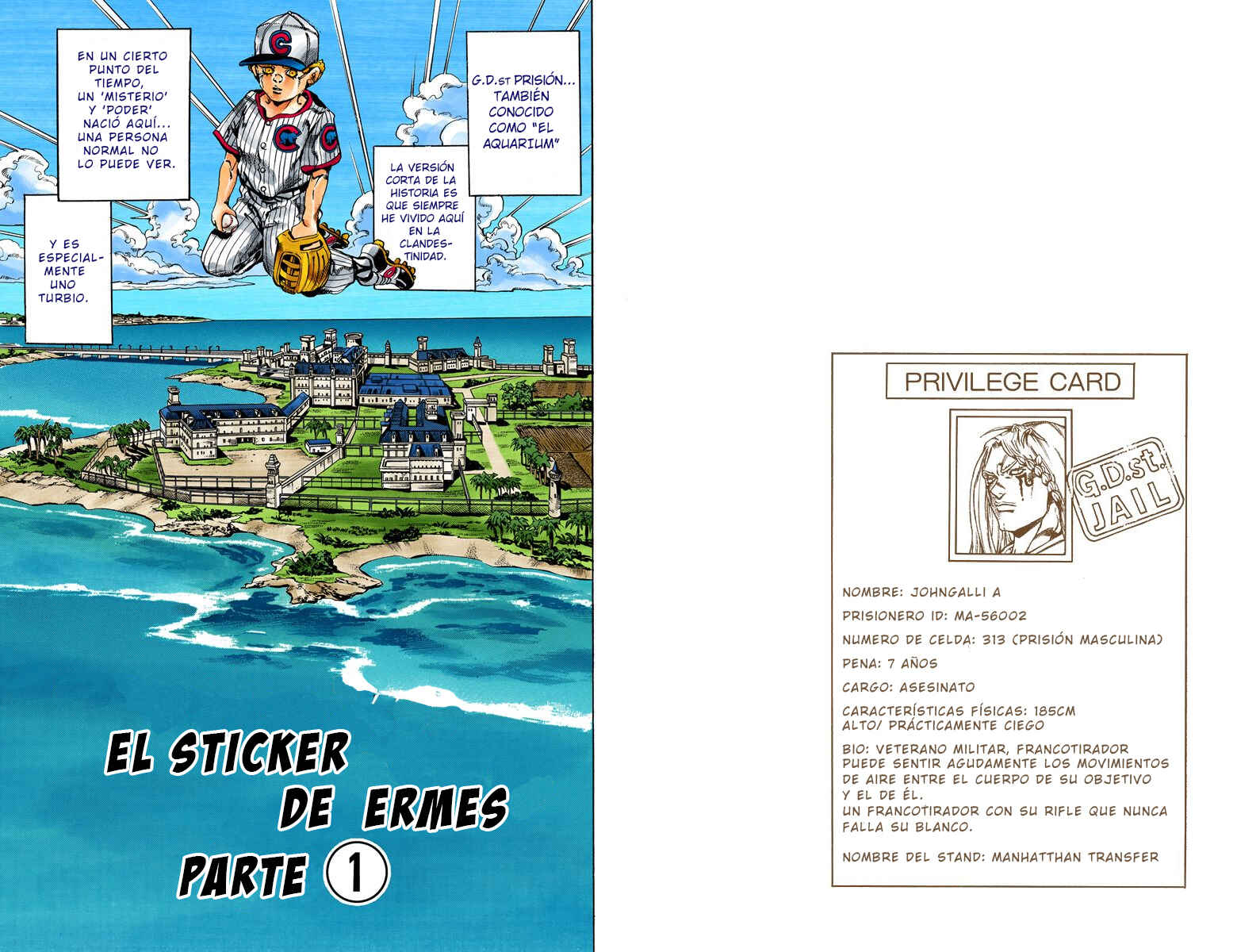 JoJo no Kimyou na Bouken: Part 6 - Stone Ocean Chapter 22 - Page 1