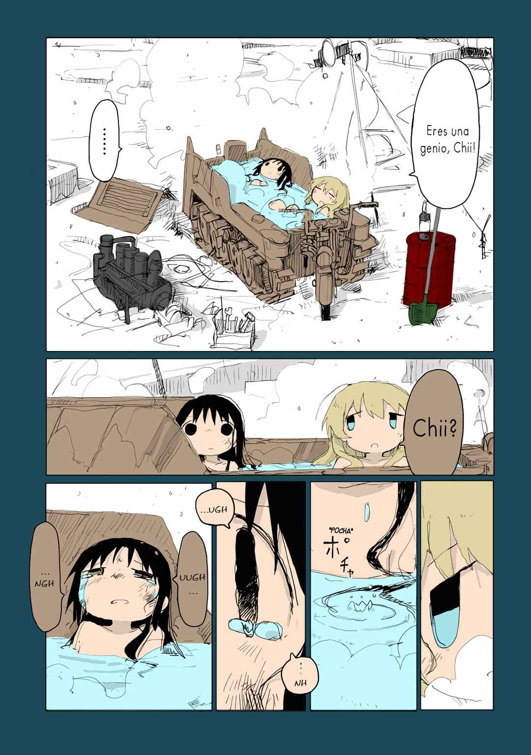 Shoujo Shuumatsu Ryokou (Fan Colored) Chapter 39 - Page 13