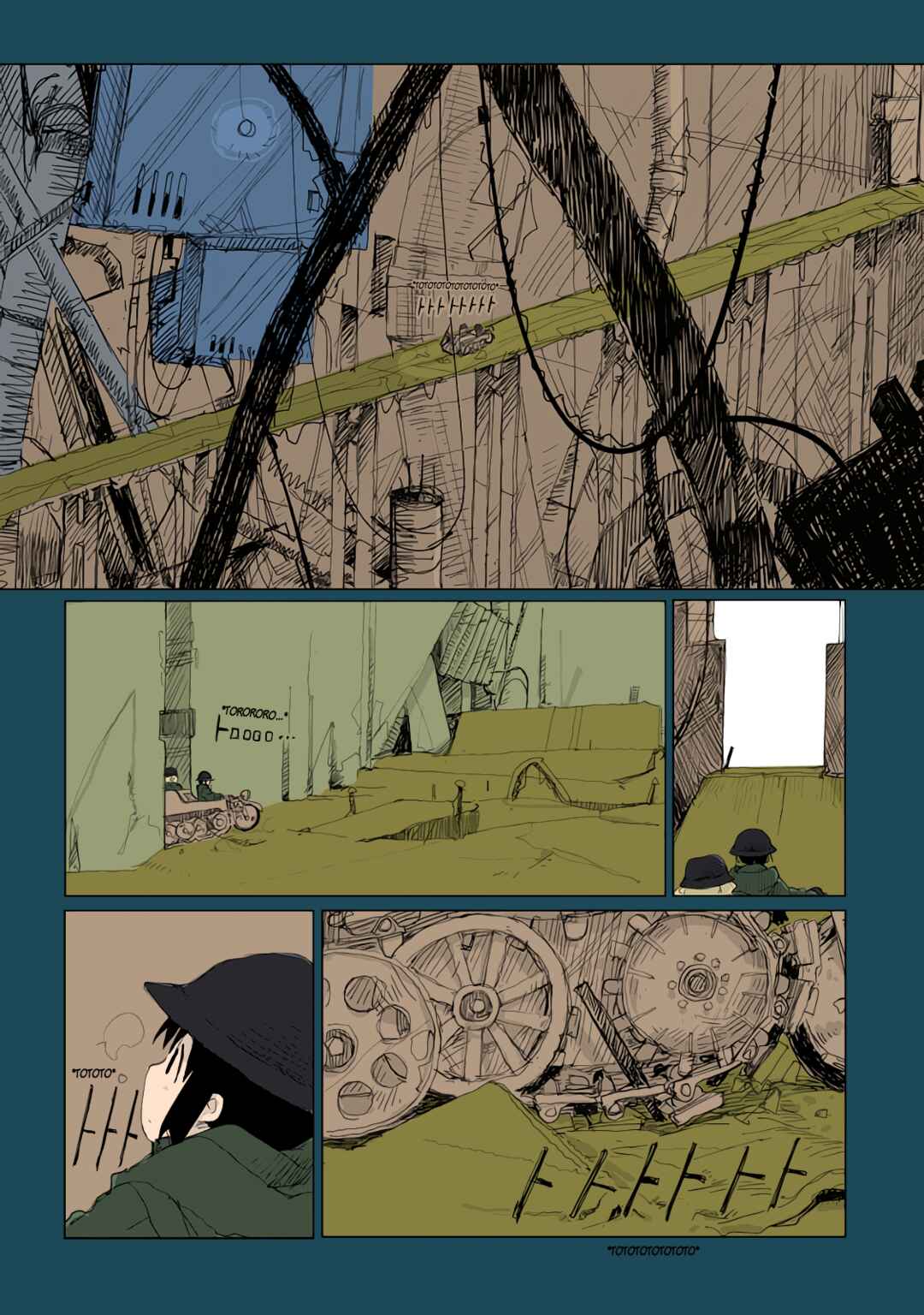 Shoujo Shuumatsu Ryokou (Fan Colored) Chapter 39 - Page 2