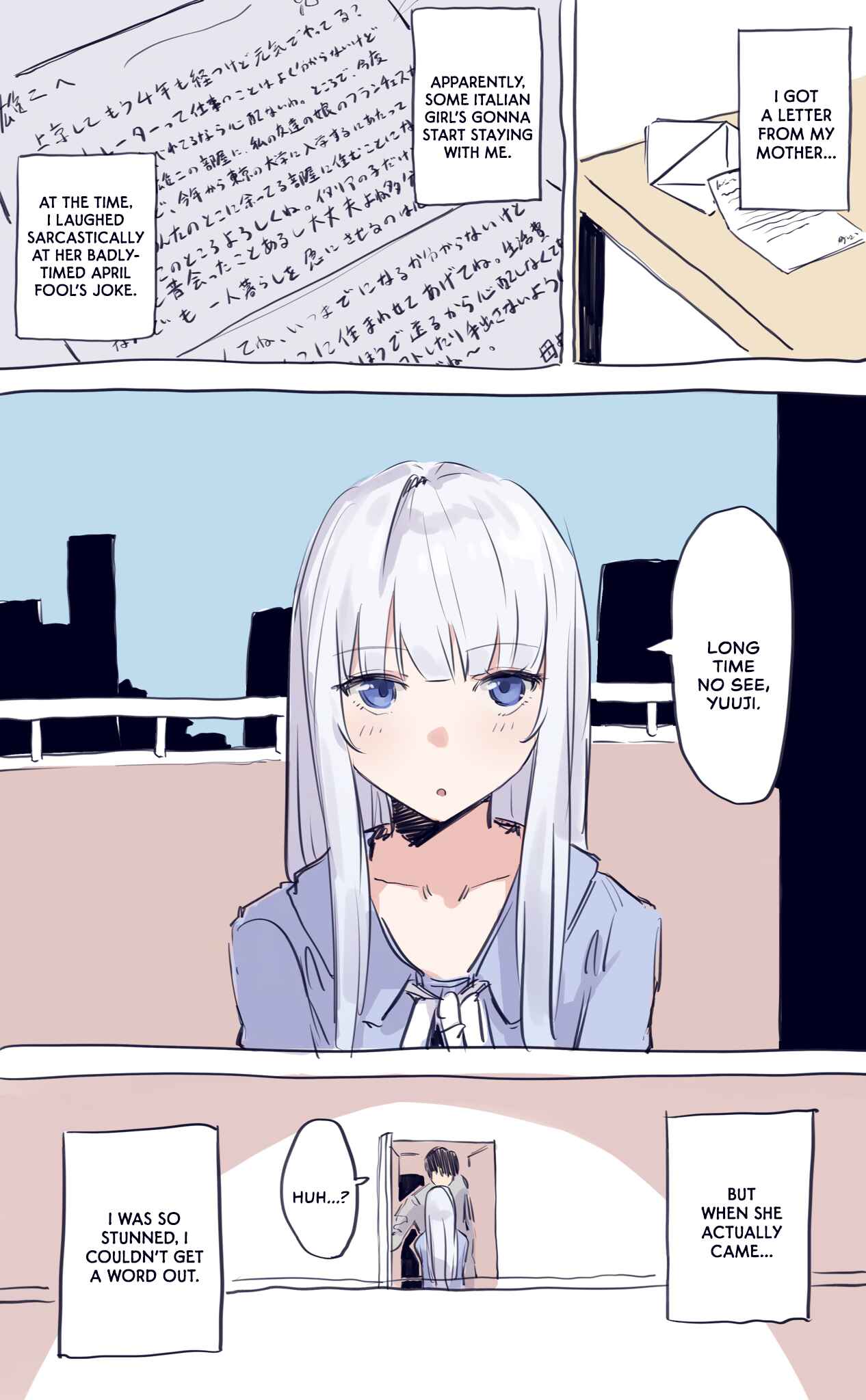 Italia-jin no Onnanoko ga Isourou Suru Koto ni Natta (Pre-Serialization) Chapter 1 - Page 1