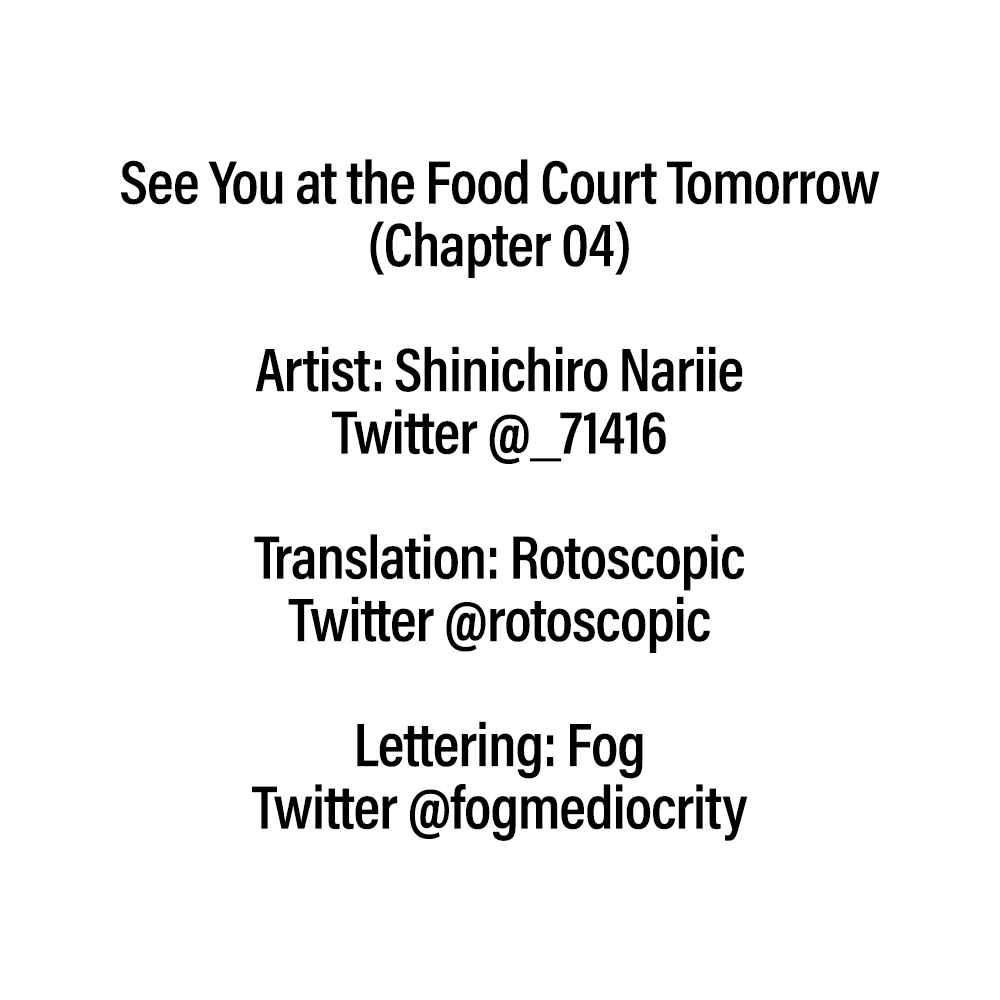 See You Tomorrow at the Food Court Chapter 4 - Page 9