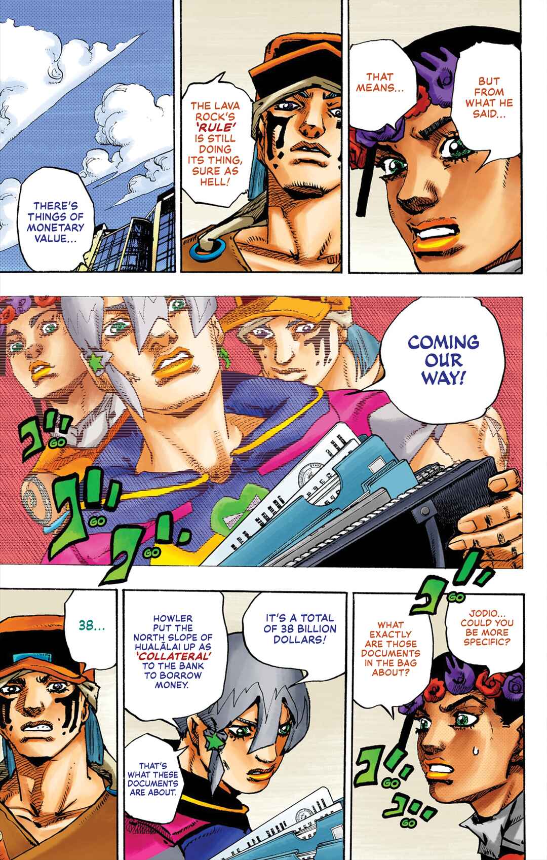 JoJo no Kimyou na Bouken Dai-9-bu: The JOJOLands Color-ban Chapter 20 - Page 34