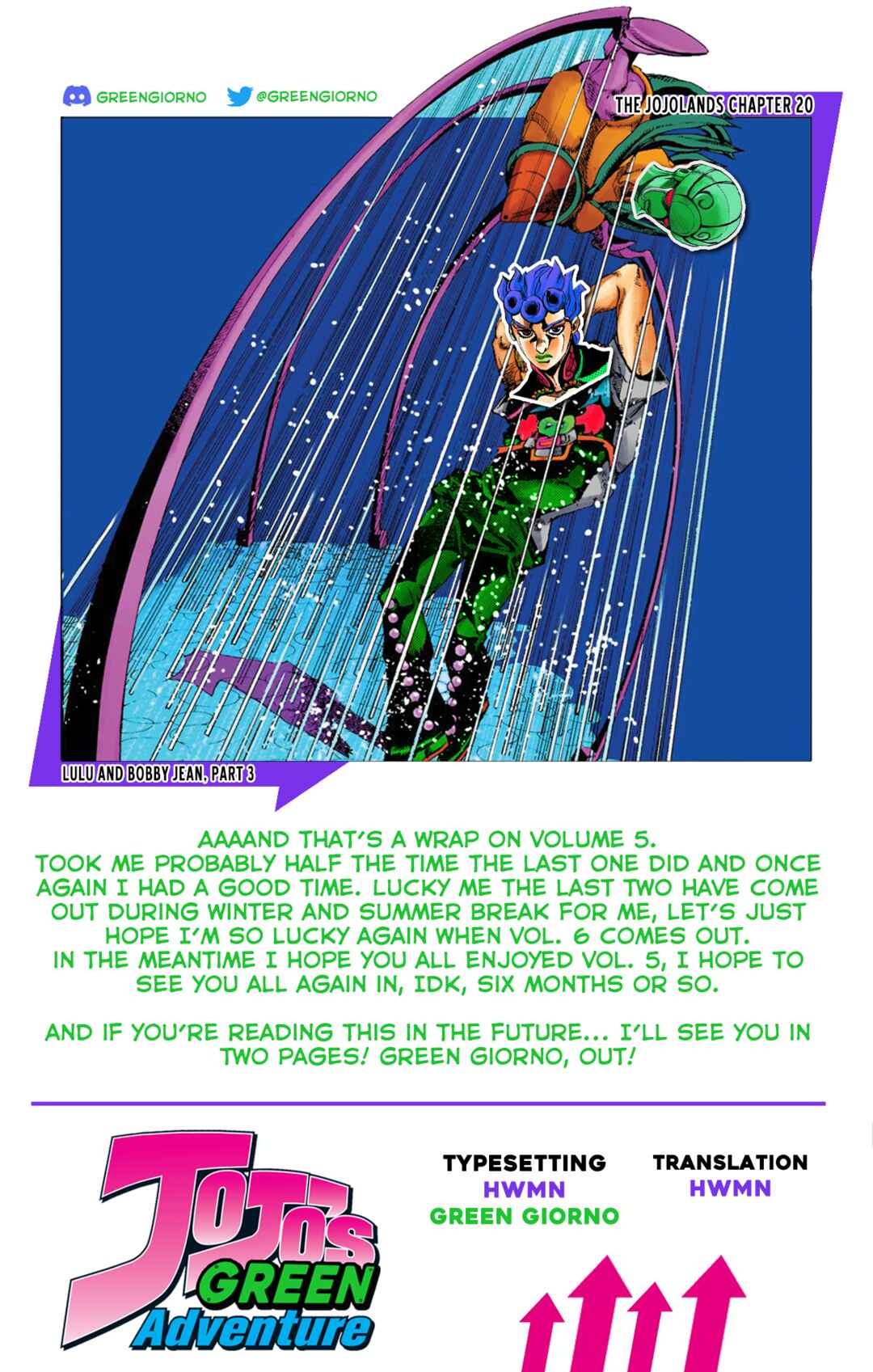 JoJo no Kimyou na Bouken Dai-9-bu: The JOJOLands Color-ban Chapter 20 - Page 39