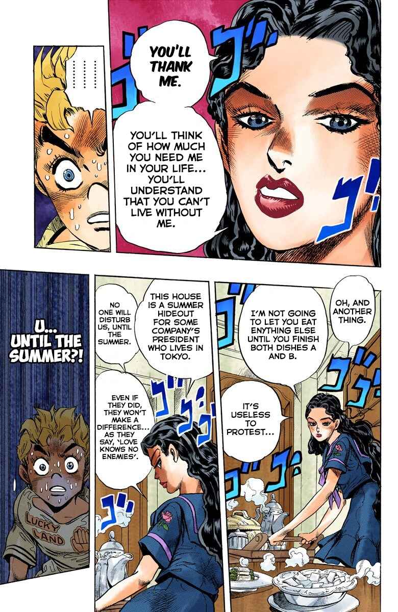 JoJo no Kimyou na Bouken: Part 4 - Diamond wa Kudakenai Color-ban Chapter 32 - Page 18