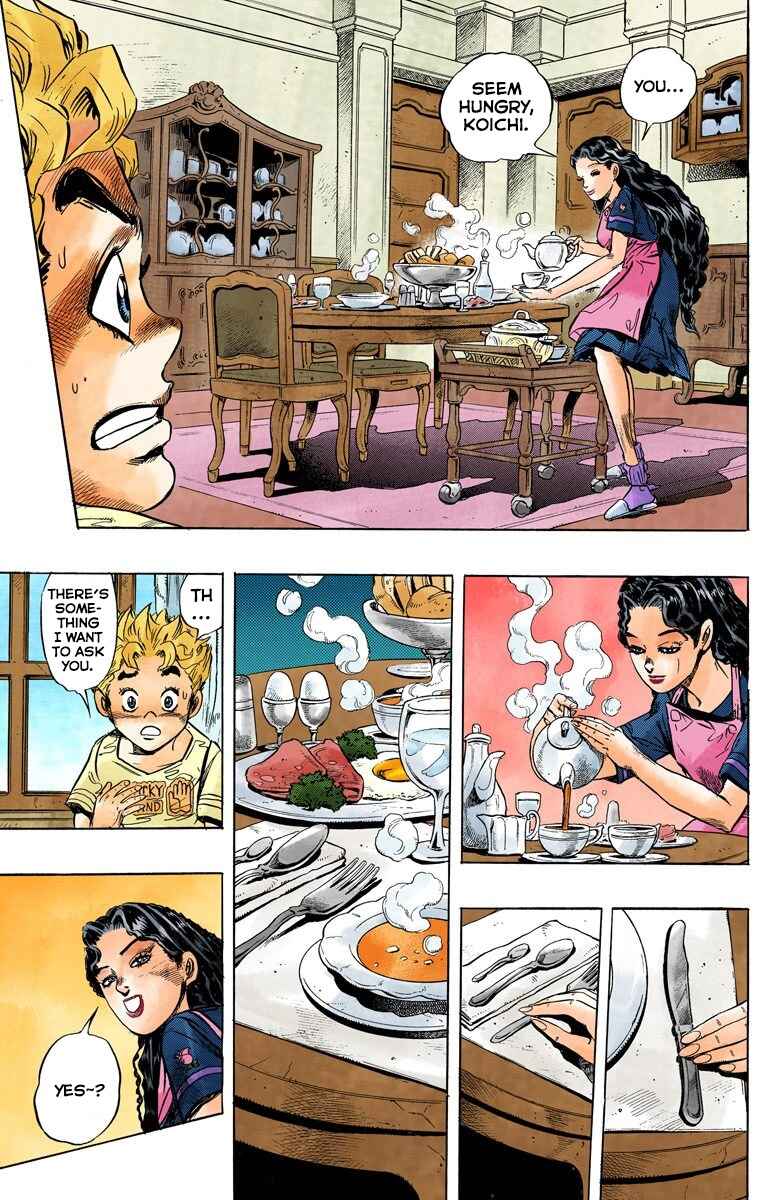 JoJo no Kimyou na Bouken: Part 4 - Diamond wa Kudakenai Color-ban Chapter 32 - Page 4