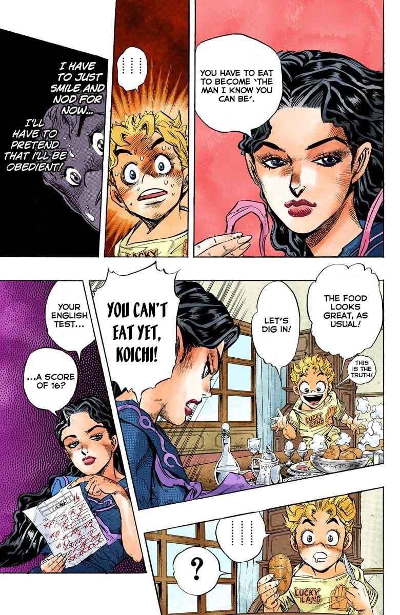 JoJo no Kimyou na Bouken: Part 4 - Diamond wa Kudakenai Color-ban Chapter 32 - Page 6