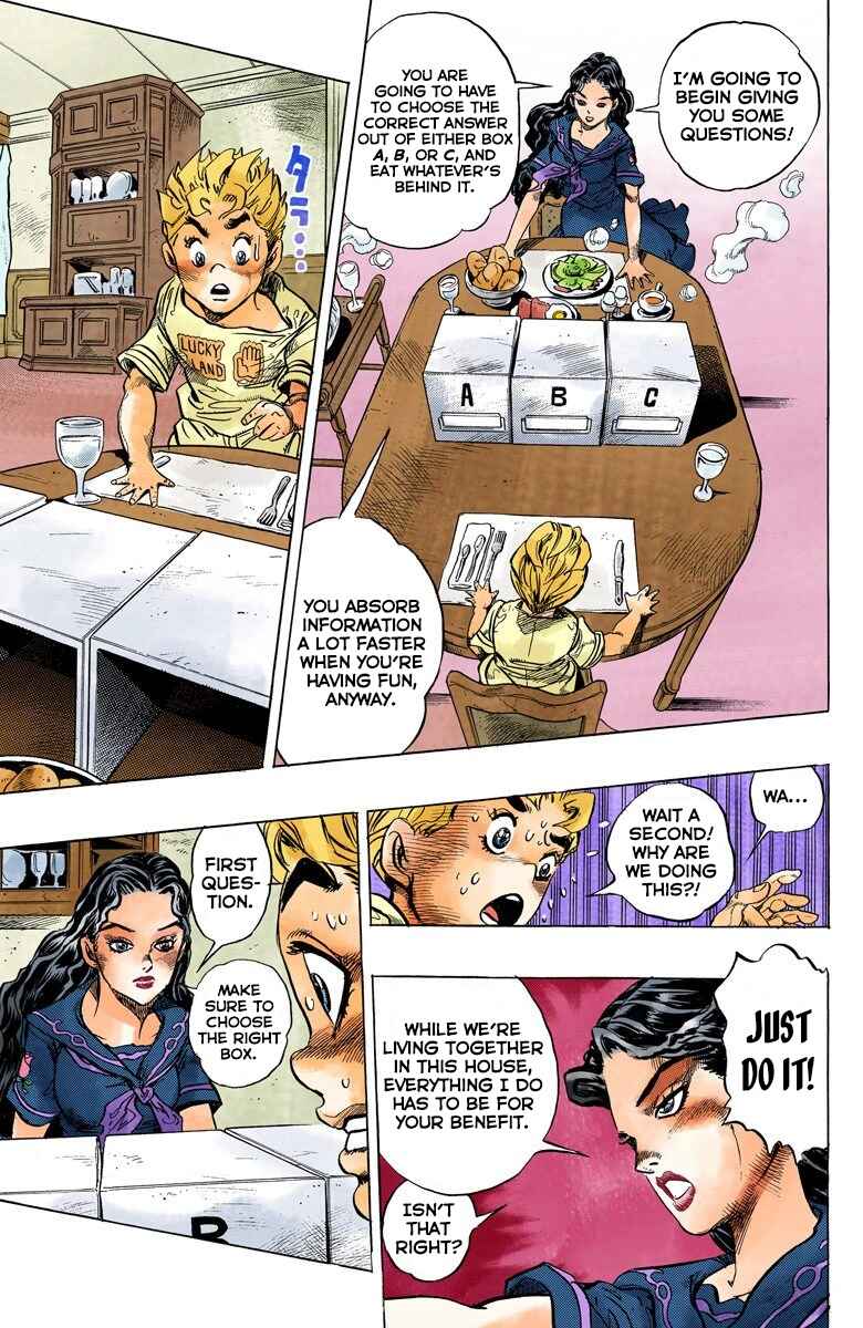 JoJo no Kimyou na Bouken: Part 4 - Diamond wa Kudakenai Color-ban Chapter 32 - Page 8