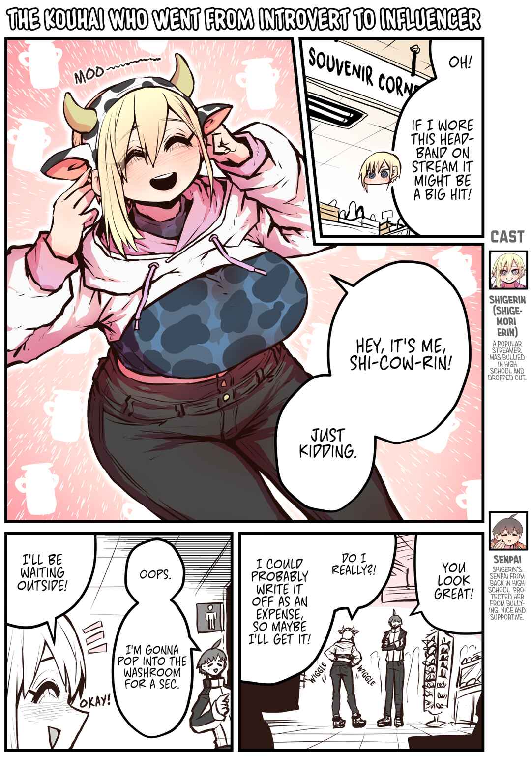 Kouhai wa Inkya Agari no Influencer Chapter 9 - Page 1