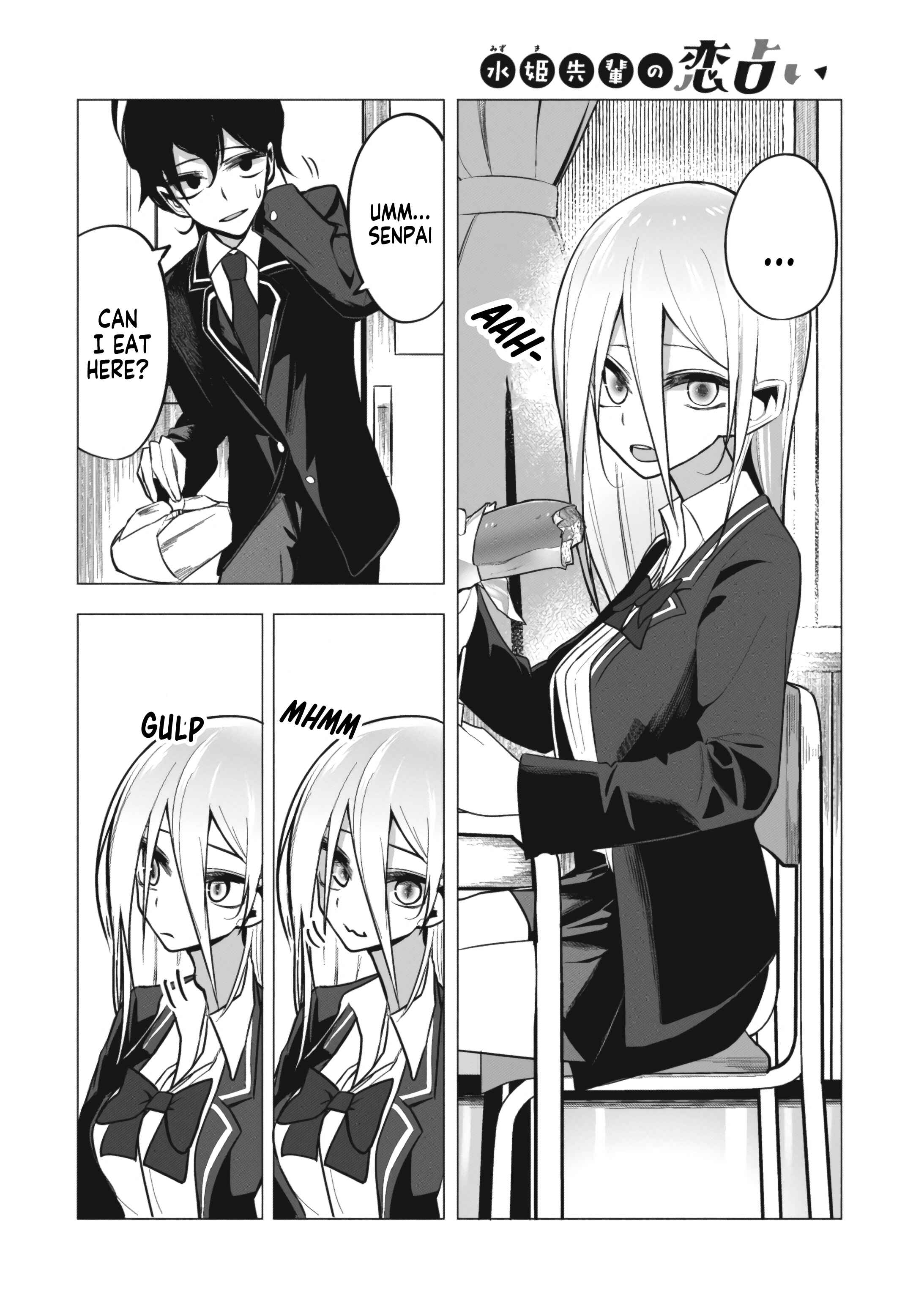 Mizuki-senpai no Koi Uranai Chapter 2 - Page 2