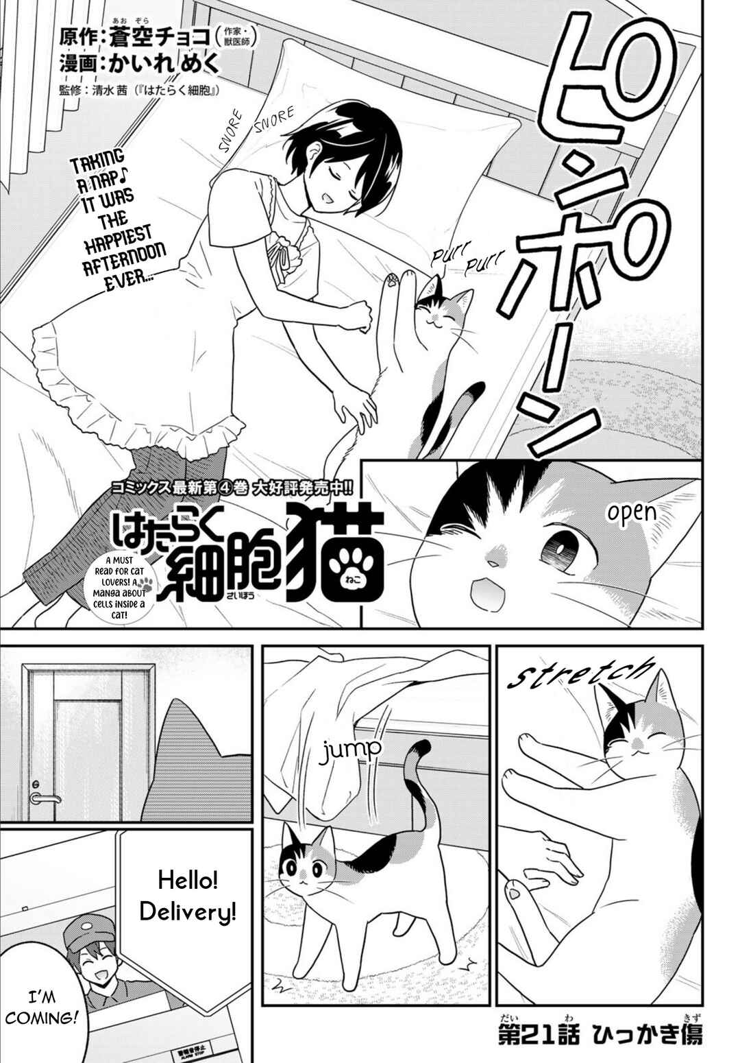 Hataraku Saibou Neko Chapter 21 - Page 1