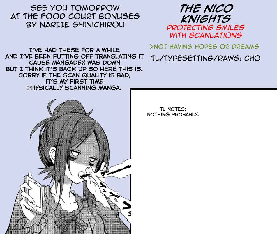 See You Tomorrow at the Food Court Chapter 15.7 - Page 5