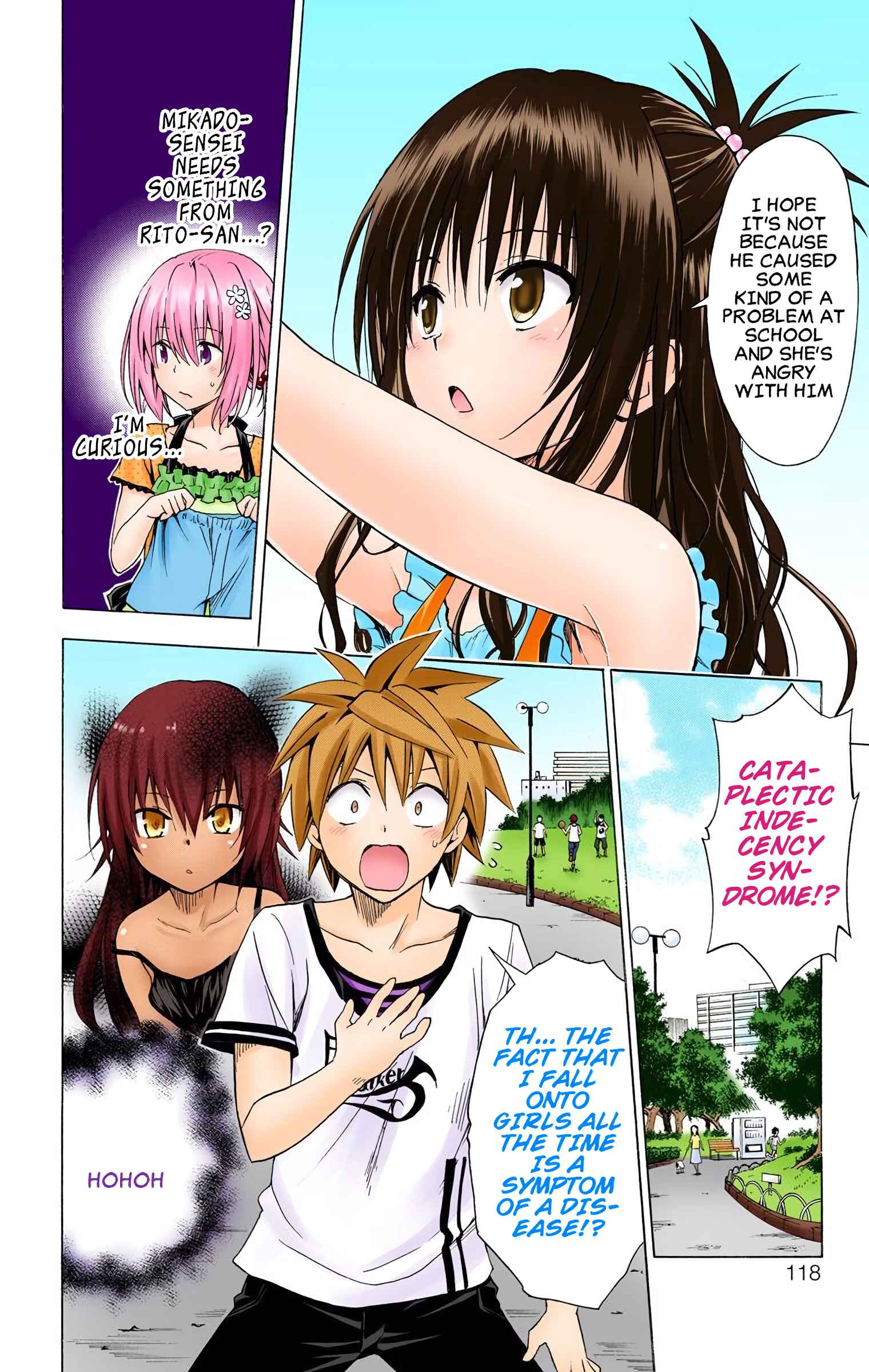 To Love Ru Darkness (Official Colored) Chapter 66 - Page 3