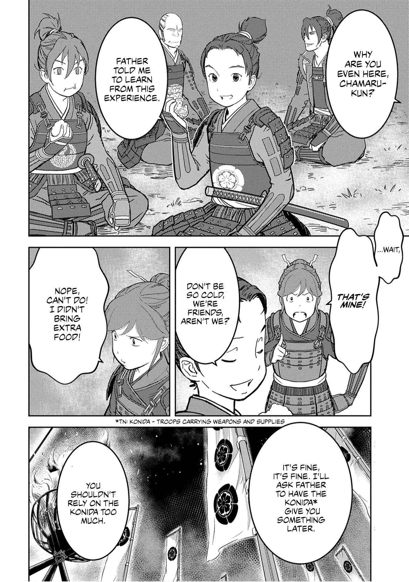 Sengoku Komachi Kuroutan Chapter 23 - Page 24