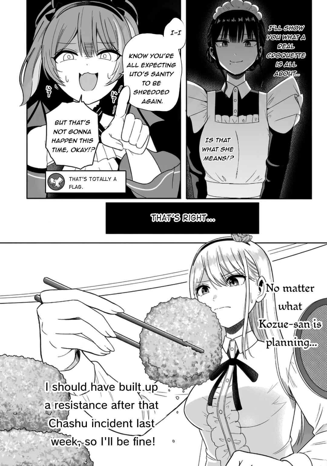 Reijou VTuber wa Maid no Yashoku ni Juurinsareru ~Kindan Gohan de Shokureposei Haishin~ Chapter 2.1 - Page 14
