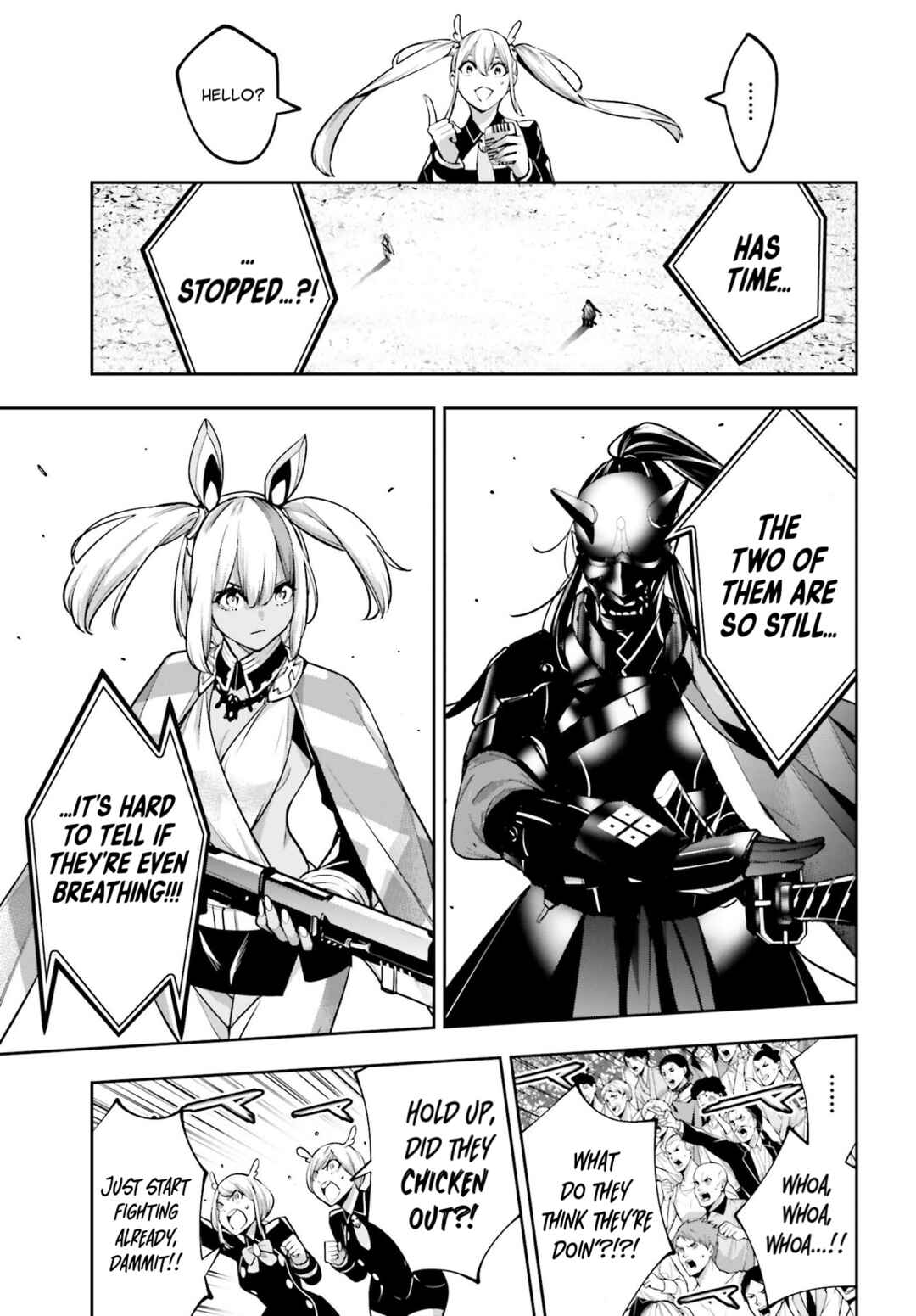 Majo Taisen - 32-nin no Isai no Majo wa Koroshiau Chapter 51 - Page 23
