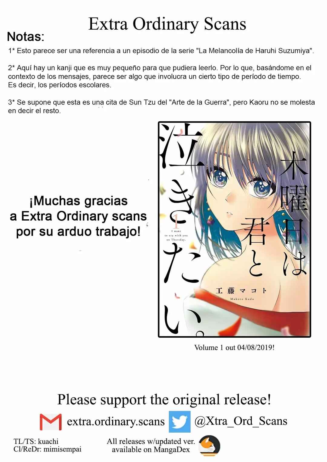 Mokuyoubi wa Kimi to Nakitai Chapter 4 - Page 18