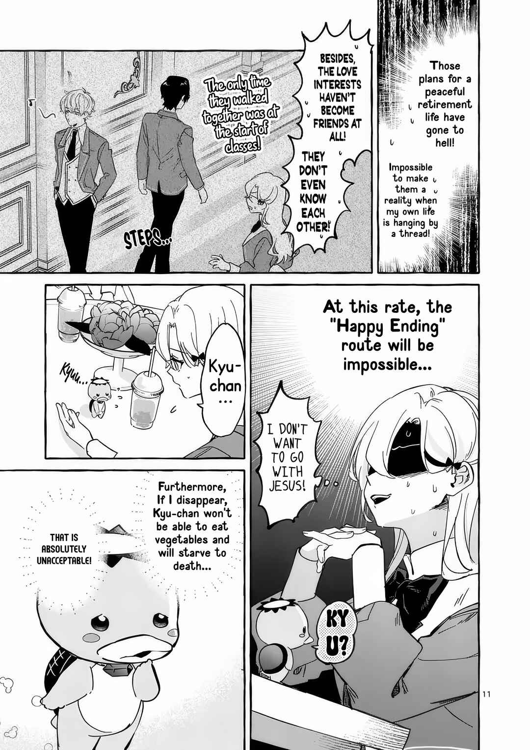 Hametsu o Hikaeta Akuyaku Reijō ga Muri Shite Heroine wo Enjita Kekka Taida na Yosei ga Akogare Nanoni, Daini Oji no Dekiai Route ni Konwakuchu Chapter 7 - Page 14