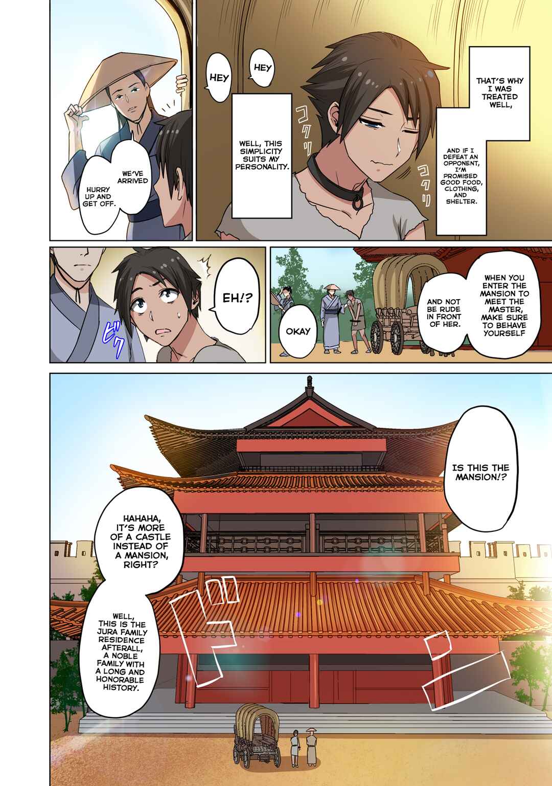 Dorei Senshi no Isekai Taneuma Seikatsu ~Mahou mo Bujutsu mo Saikyou Dashi Harem made!?~ Chapter 1 - Page 12