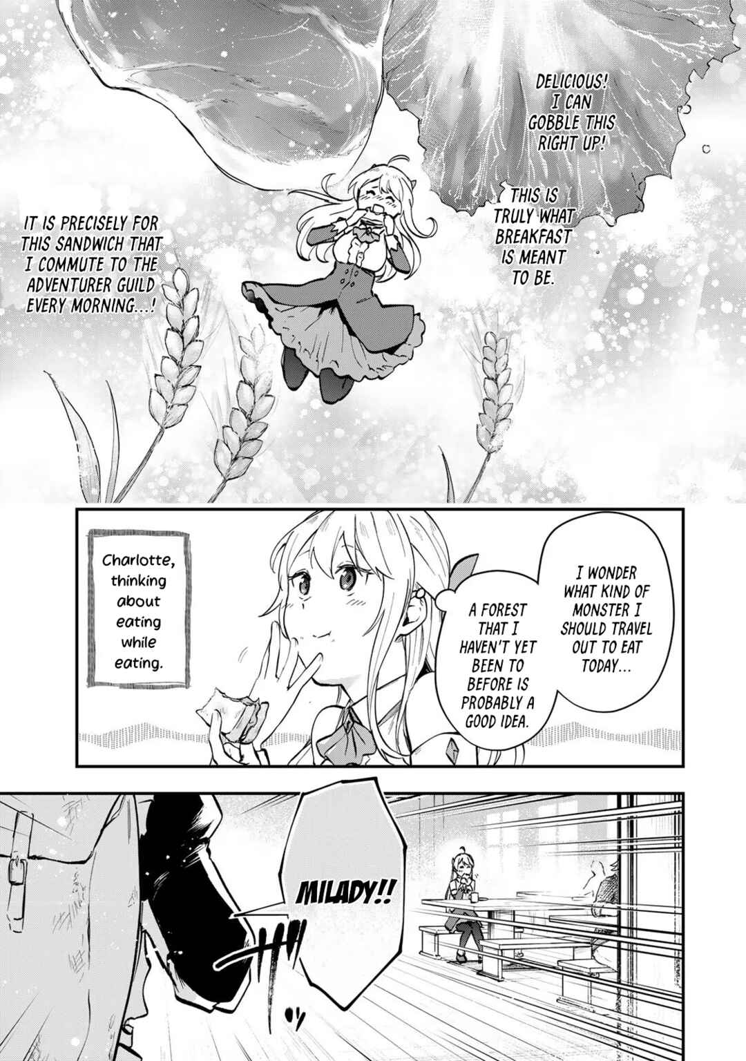 [Pakupaku desu wa] Tsuihou Sareta Ojou-sama no "Monster wo Taberu Hodo Tsuyoku Naru" Skill wa, 1-shoku de 1 Level Up Suru Zendai Mimon no Saikyou Skill deshita. 3-nichi de Jinrui Saikyou ni Narimashita wa! Chapter 6 - Page 5