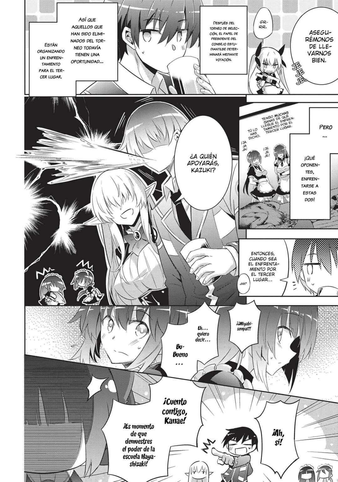 Magika no Kenshi to Shoukan Maou Chapter 56 - Page 7