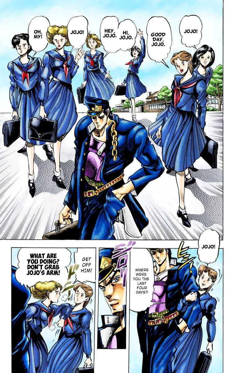 JoJo no Kimyou na Bouken: Part 3 - Stardust Crusaders Color-ban Chapter 4 - Page 14