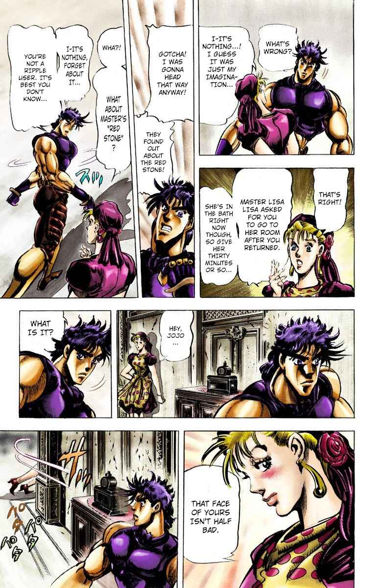JoJo no Kimyou na Bouken: Part 2 - Sentou Chouryuu Color-ban Chapter 37 - Page 10