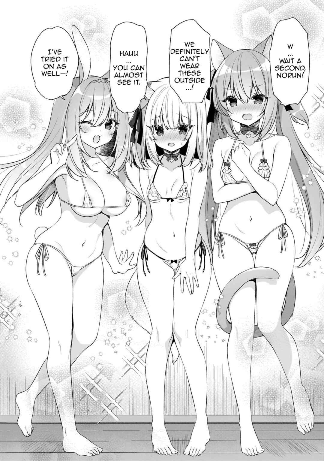 Boku no Risou no Isekai Seikatsu - Tensei shitara Kemomimi Musume darake no Sekai de Harem ni Chapter 11.1 - Page 2