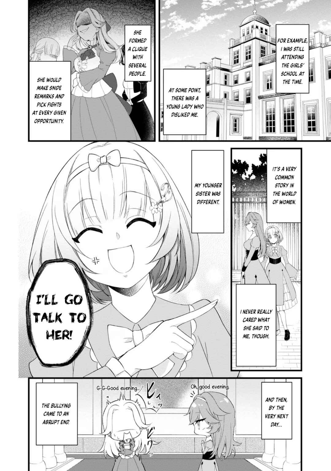 Saiai no Onee-sama ga Akuyaku Reijou datta no de, Kami ga Sadameta Scenario ni Aragaimasu Chapter 2 - Page 9