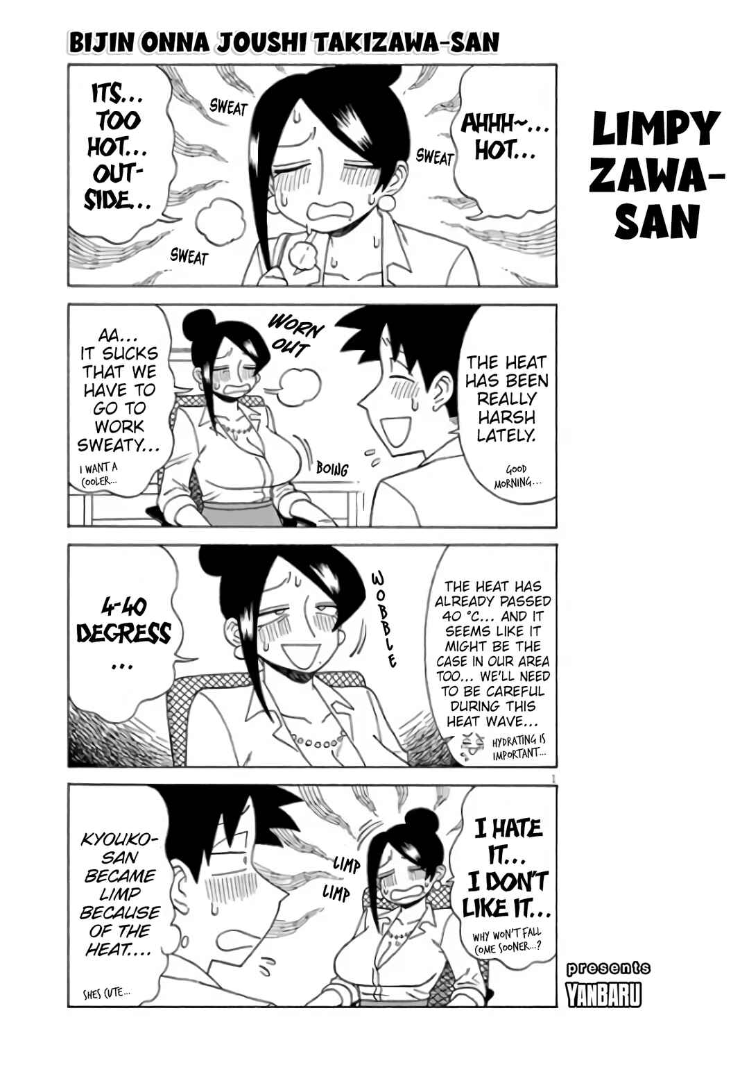Bijin Onna Joushi Takizawa-san Chapter 141 - Page 1