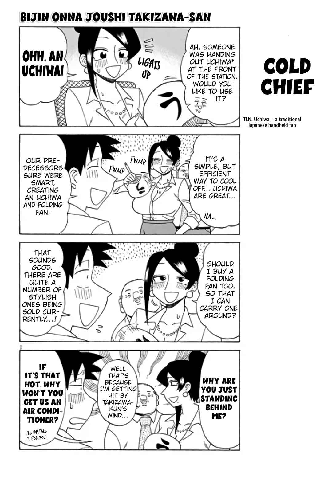 Bijin Onna Joushi Takizawa-san Chapter 141 - Page 2