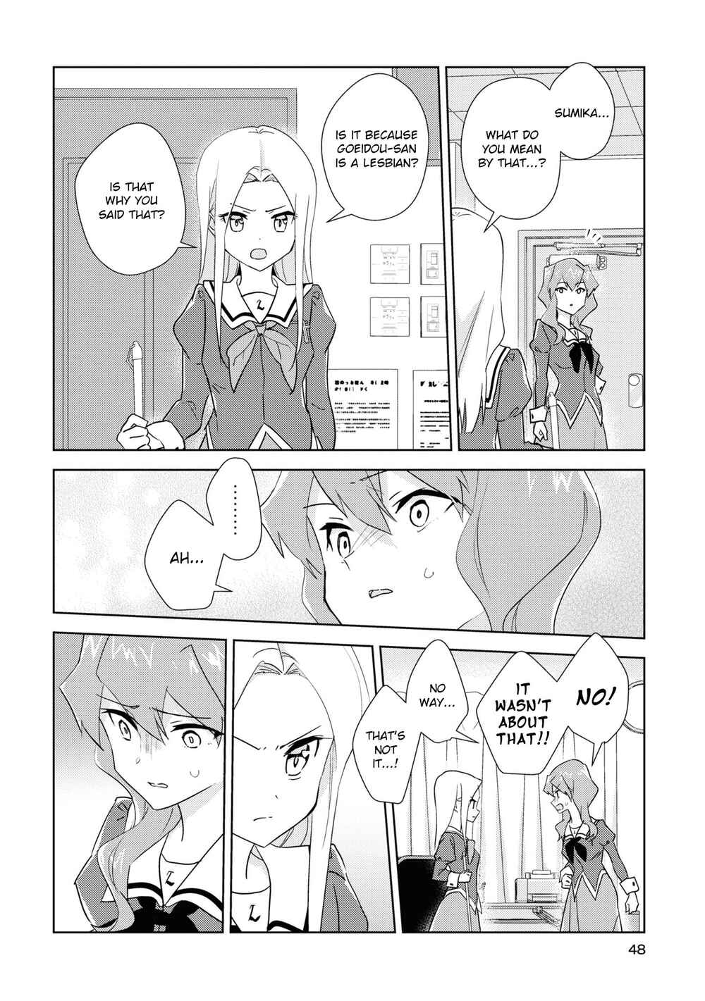 Watashi no Yuri wa Oshigoto desu! Chapter 48 - Page 18